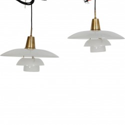Set of two Poul Henningsen PH4/3 Pendants