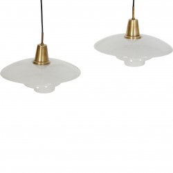 Set of two Poul Henningsen PH4/3 Pendants