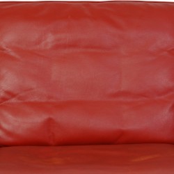 Poul Kjærholm PK31 loungestol i rødt anilin læder