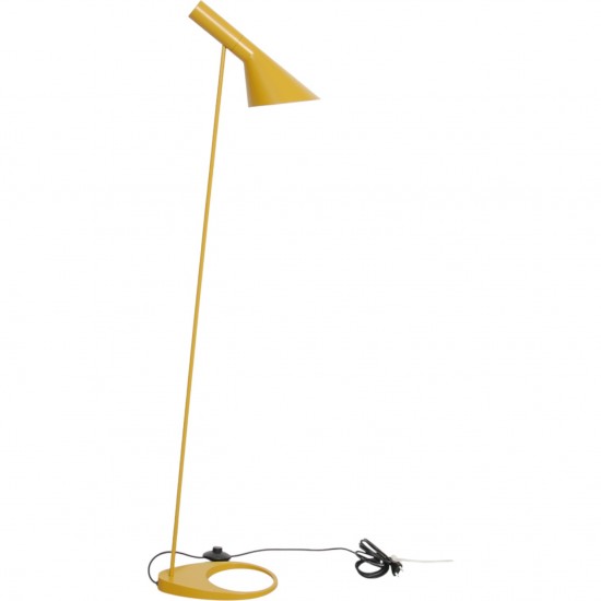 Arne Jacobsen gul Gulvlampe