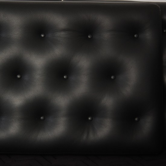 Erik Jørgensen 3-personers EJ315 sofa i sort læder