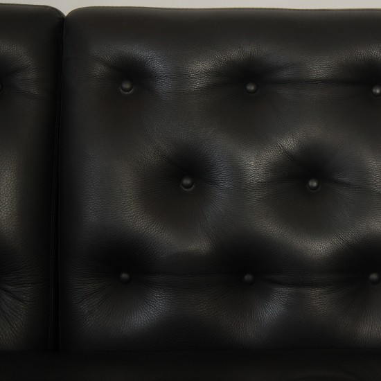 Erik Jørgensen 3-personers EJ315 sofa i sort læder
