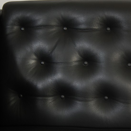 Erik Jørgensen 3-personers EJ315 sofa i sort læder