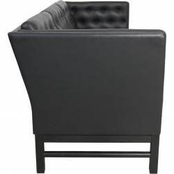 Erik Jørgensen 3-personers EJ315 sofa i sort læder