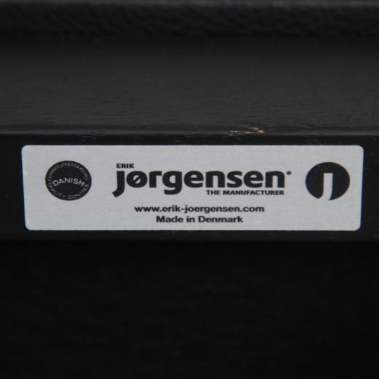 Erik Jørgensen 3-personers EJ315 sofa i sort læder
