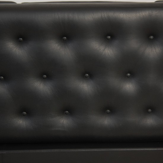 Erik Jørgensen 3-personers EJ315 sofa i sort læder