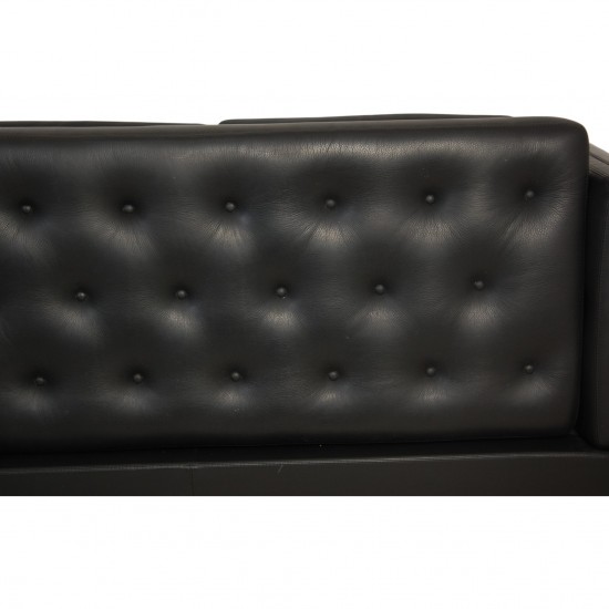 Erik Jørgensen 3-personers EJ315 sofa i sort læder