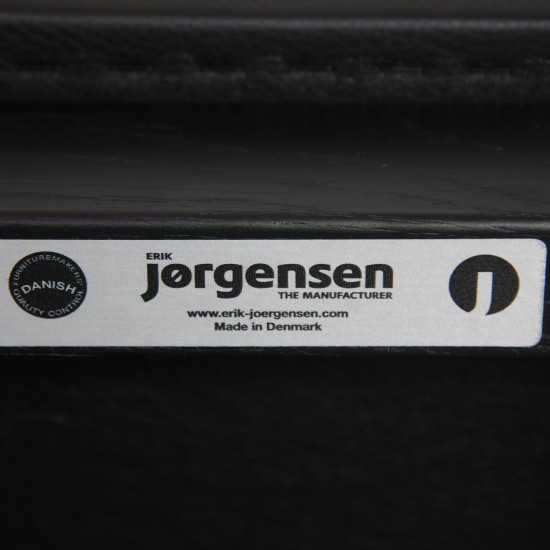 Erik Jørgensen 3-personers EJ315 sofa i sort læder