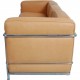 Le Corbusier 3-personers LC2 sofa i natur læder