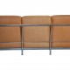 Le Corbusier 3-personers LC2 sofa i natur læder
