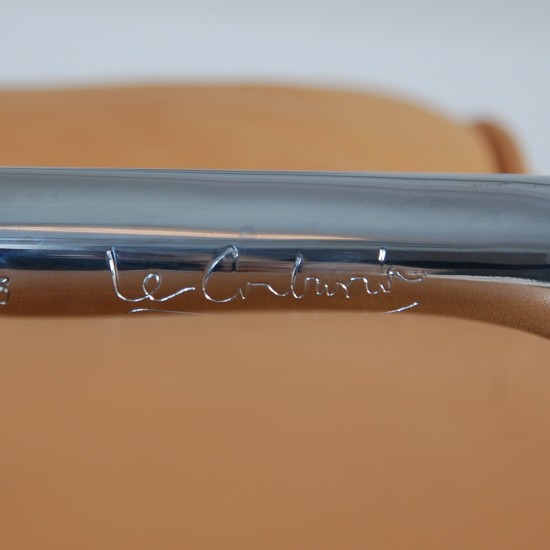 Le Corbusier 3-personers LC2 sofa i natur læder