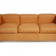 Le Corbusier 3-personers LC2 sofa i natur læder