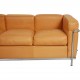 Le Corbusier 3-personers LC2 sofa i natur læder