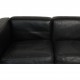 Le Corbusier 3-personers LC2 sofa i sort læder
