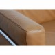 Le Corbusier 2-personers LC3 sofa i karamel farvet læder