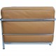 Le Corbusier 2-personers LC3 sofa i karamel farvet læder