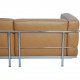 Le Corbusier 2-personers LC3 sofa i karamel farvet læder