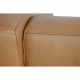 Le Corbusier 2-personers LC3 sofa i karamel farvet læder