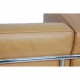 Le Corbusier 2-personers LC3 sofa i karamel farvet læder