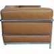 Le Corbusier 2-personers LC3 sofa i karamel farvet læder