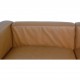 Le Corbusier 2-personers LC3 sofa i karamel farvet læder
