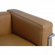 Le Corbusier 2-personers LC3 sofa i karamel farvet læder
