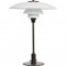 Poul Henningsen vintage PH3/2 table lamp in brass