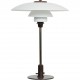 Poul Henningsen vintage PH3/2 bordlampe i messing
