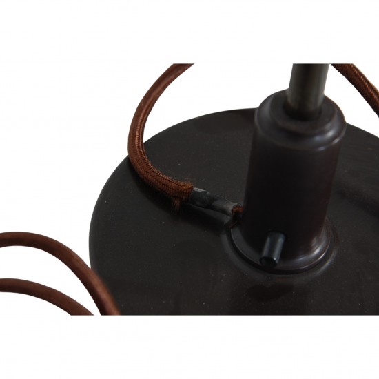 Poul Henningsen vintage PH3/2 bordlampe i messing