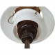 Poul Henningsen vintage PH3/2 bordlampe i messing