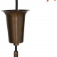 Poul Henningsen PH2/1 Stamme lysekrone i bruneret messing