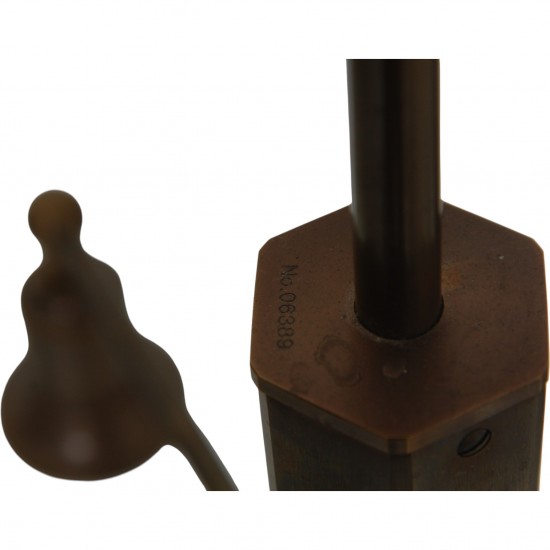 Poul Henningsen PH2/1 Stamme lysekrone i bruneret messing