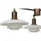 Poul Henningsen PH2/1 Stamme lysekrone i bruneret messing
