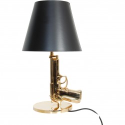 Philippe Starck gold handgun lamp