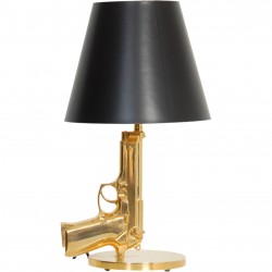 Philippe Starck gold handgun lamp
