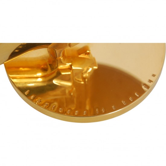 Philippe Starck gul hånd pistol lampe