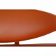 Poul M. Volther Corona stol i cognac anilin læder med egetræsstel