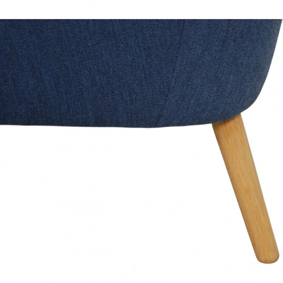 Hans Wegner CH72 2-personers sofa i blåt stof