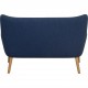 Hans Wegner CH72 2-personers sofa i blåt stof