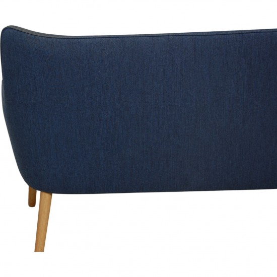Hans Wegner CH72 2-personers sofa i blåt stof