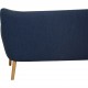 Hans Wegner CH72 2-personers sofa i blåt stof