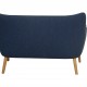 Hans Wegner CH72 2-personers sofa i blåt stof