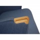 Hans Wegner CH72 2-personers sofa i blåt stof