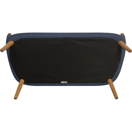 Hans Wegner CH72 2-personers sofa i blåt stof