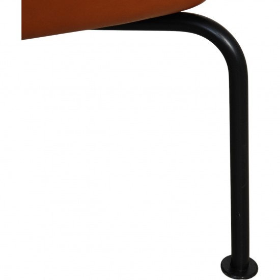 Hans Wegner CH445 Wingchair nybetrukket med cognac classic læder