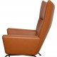 Hans Wegner CH445 Wingchair nybetrukket med cognac classic læder