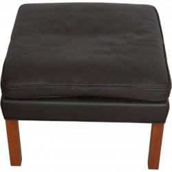 Børge Mogensen 2202 skammel i mørk brun læder