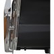 Charles Eames EA-217 kontorstol betrukket sort læder