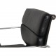 Charles Eames EA-217 kontorstol betrukket sort læder
