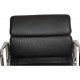 Charles Eames EA-217 kontorstol betrukket sort læder